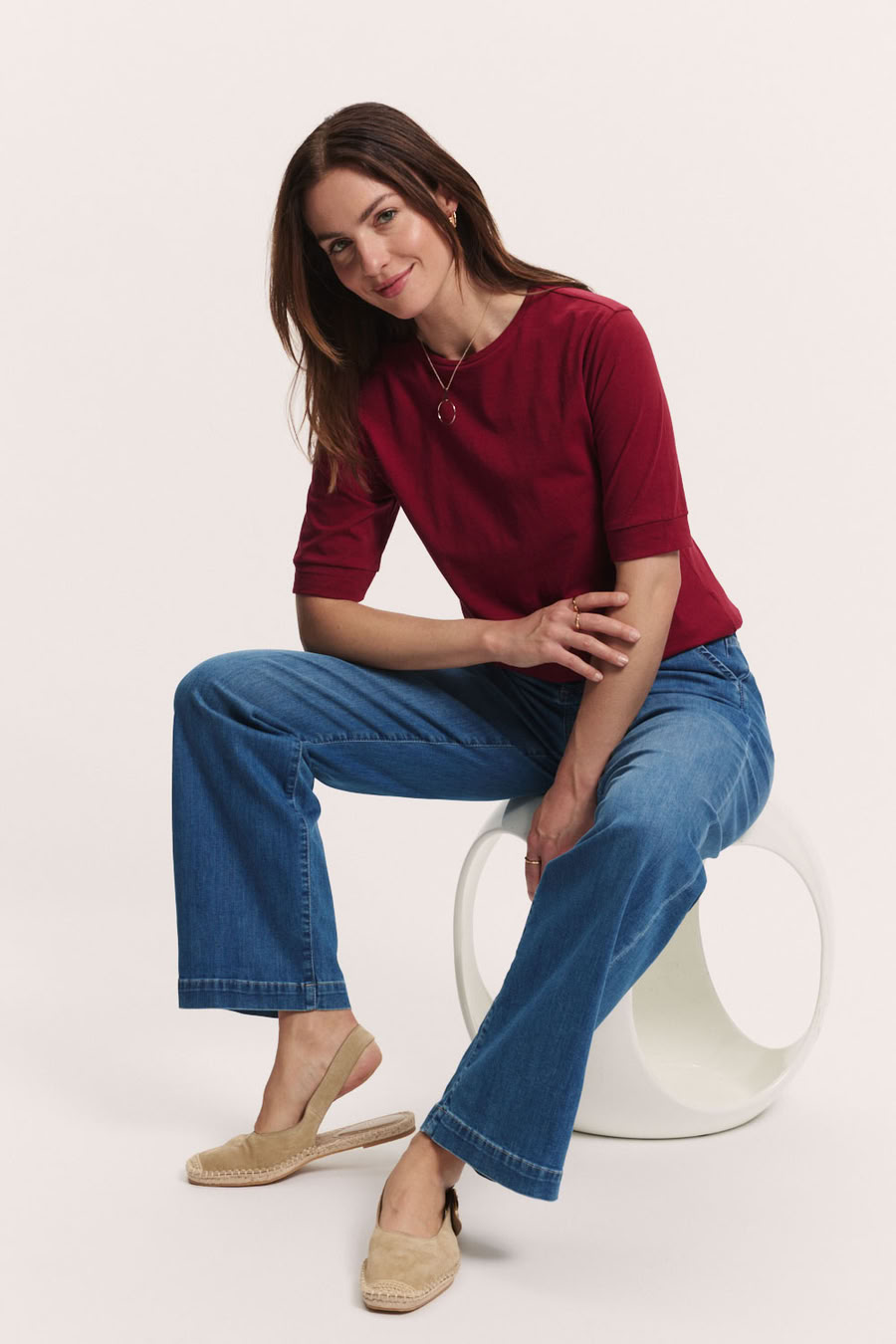 Jerseyshirt Lottee tibetan red von Tranquillo