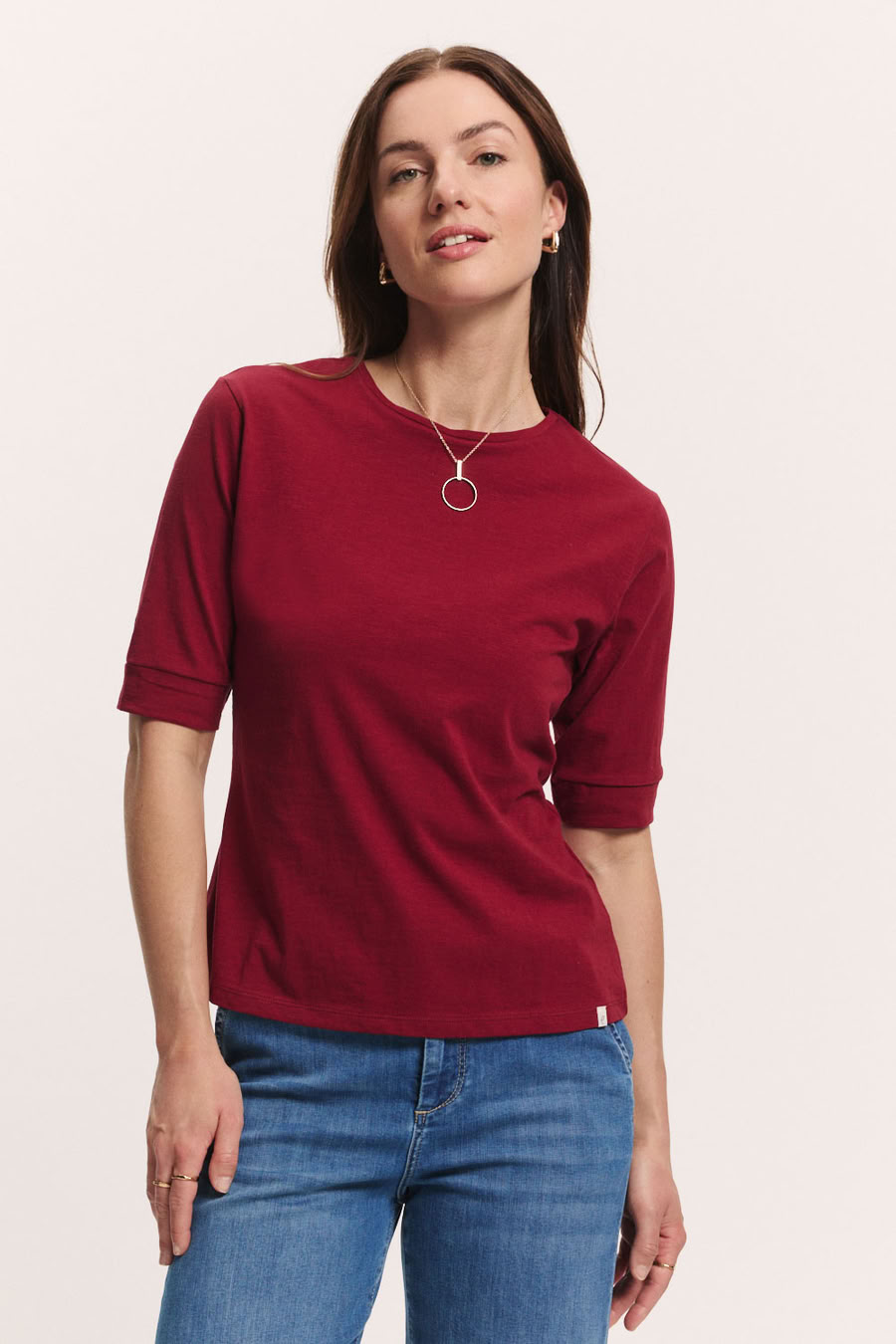 Jerseyshirt Lottee tibetan red von Tranquillo