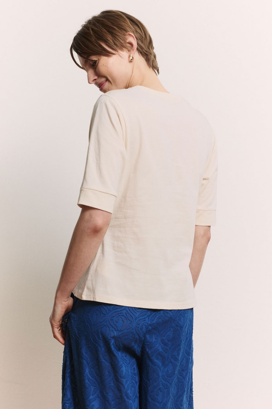 Jerseyshirt Lottee white von Tranquillo