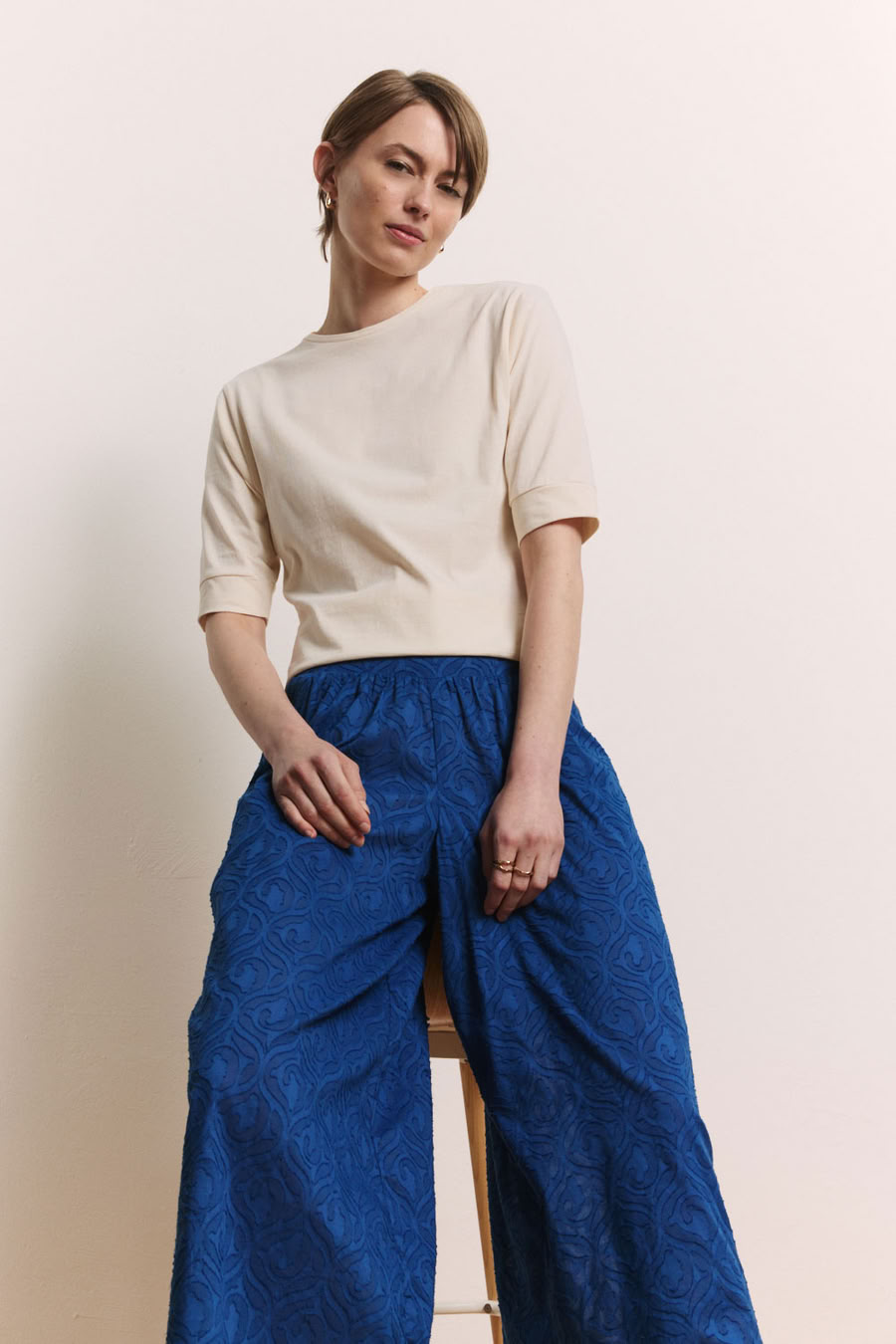 Jerseyshirt Lottee white von Tranquillo