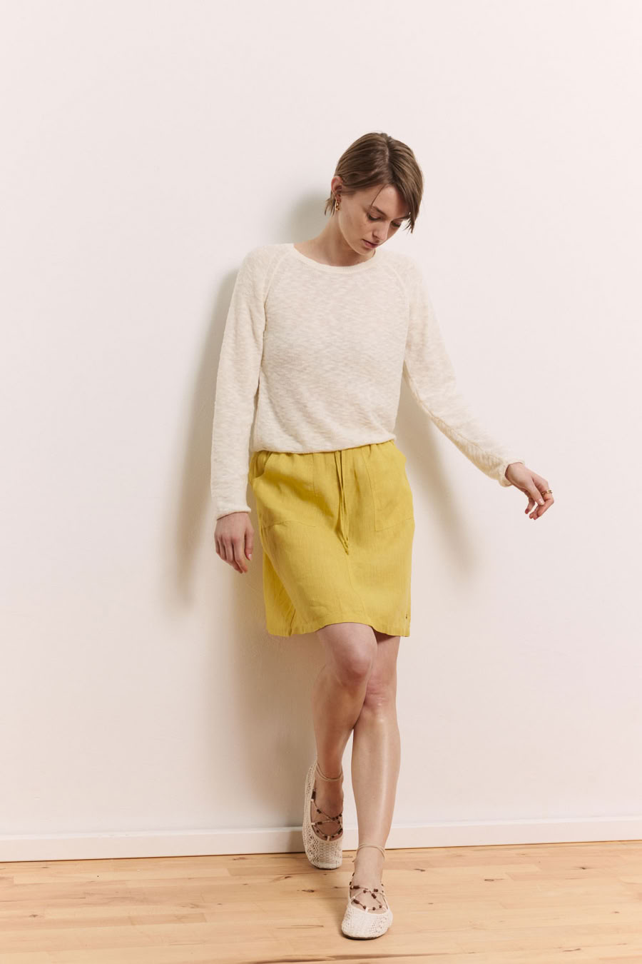 Pullover Idaa white von Tranquillo