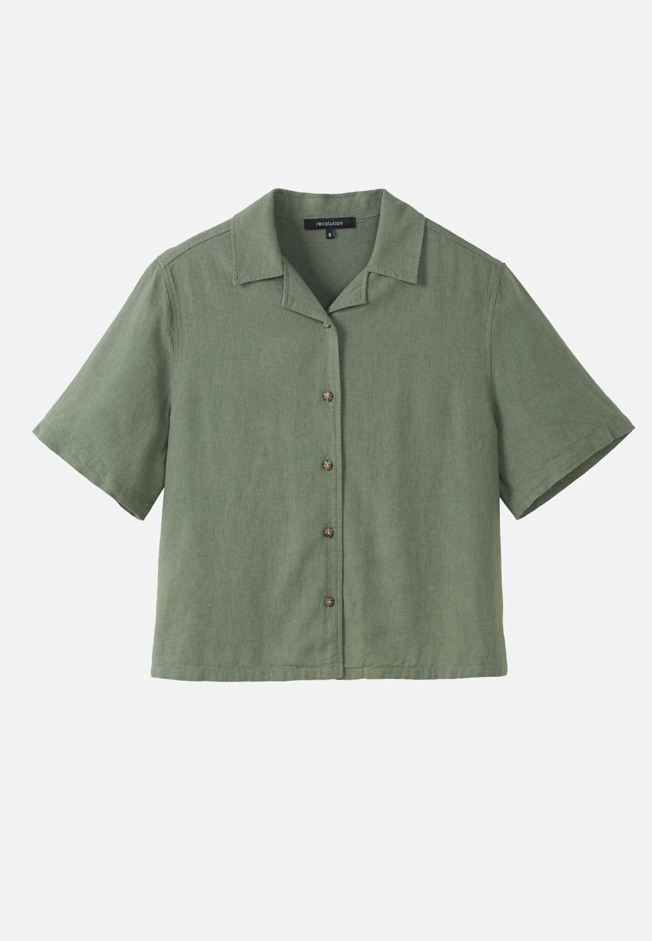 Bluse Camellia khaki von recolution