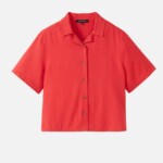 Bluse Camellia lava red von recolution