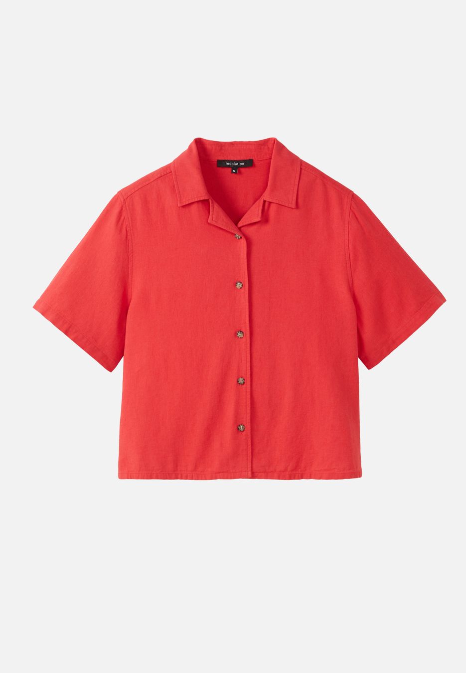 Bluse Camellia lava red von recolution