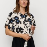 Bluse Ocra Bloom electric blue von recolution