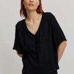 Bluse Spirea black von recolution