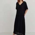 Bluse Spirea black von recolution