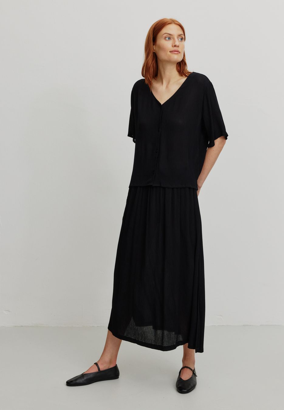 Bluse Spirea black von recolution