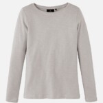 Longsleeve Iris greige von recolution