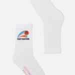 Socken Play Together white von recolution