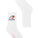 Socken Play Together white von recolution