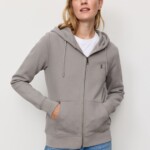 Sweatjacke Dahlia greige von recolution