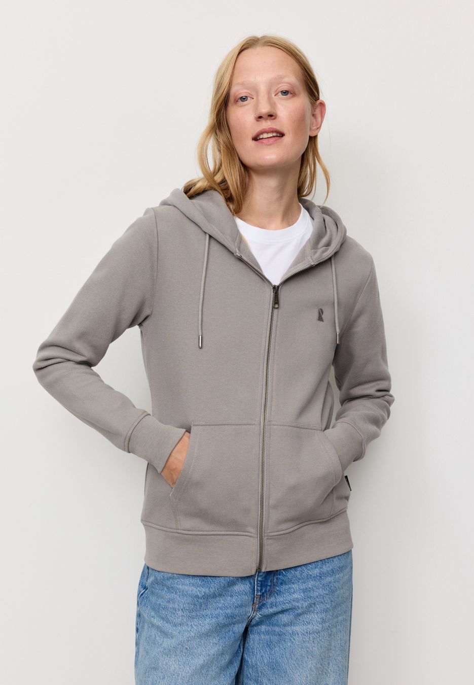 Sweatjacke Dahlia greige von recolution