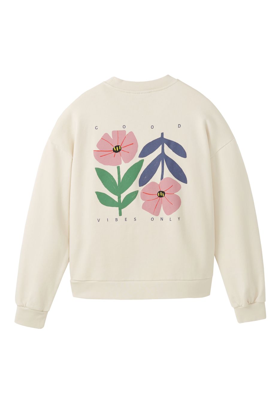 Sweatshirt Nerine Good Vibes arctic white von recolution