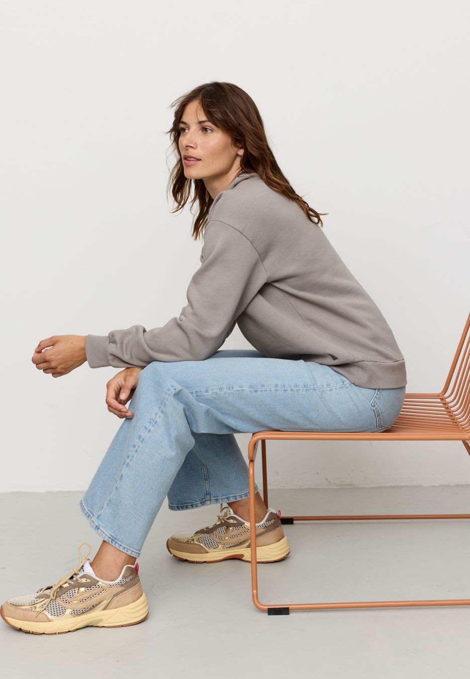 Sweatshirt Nerine greige von recolution Sweatshirt Nerine greige von recolution