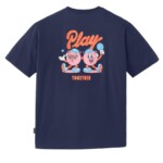 T-Shirt Aposeris Play Together eclipse blue von recolution