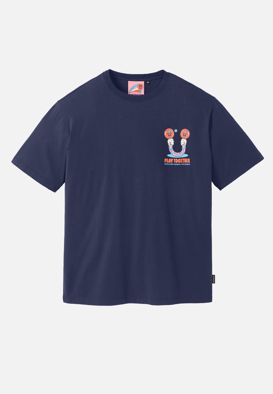 T-Shirt Aposeris Play Together eclipse blue von recolution