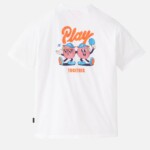 T-Shirt Aposeris Play Together white von recolution