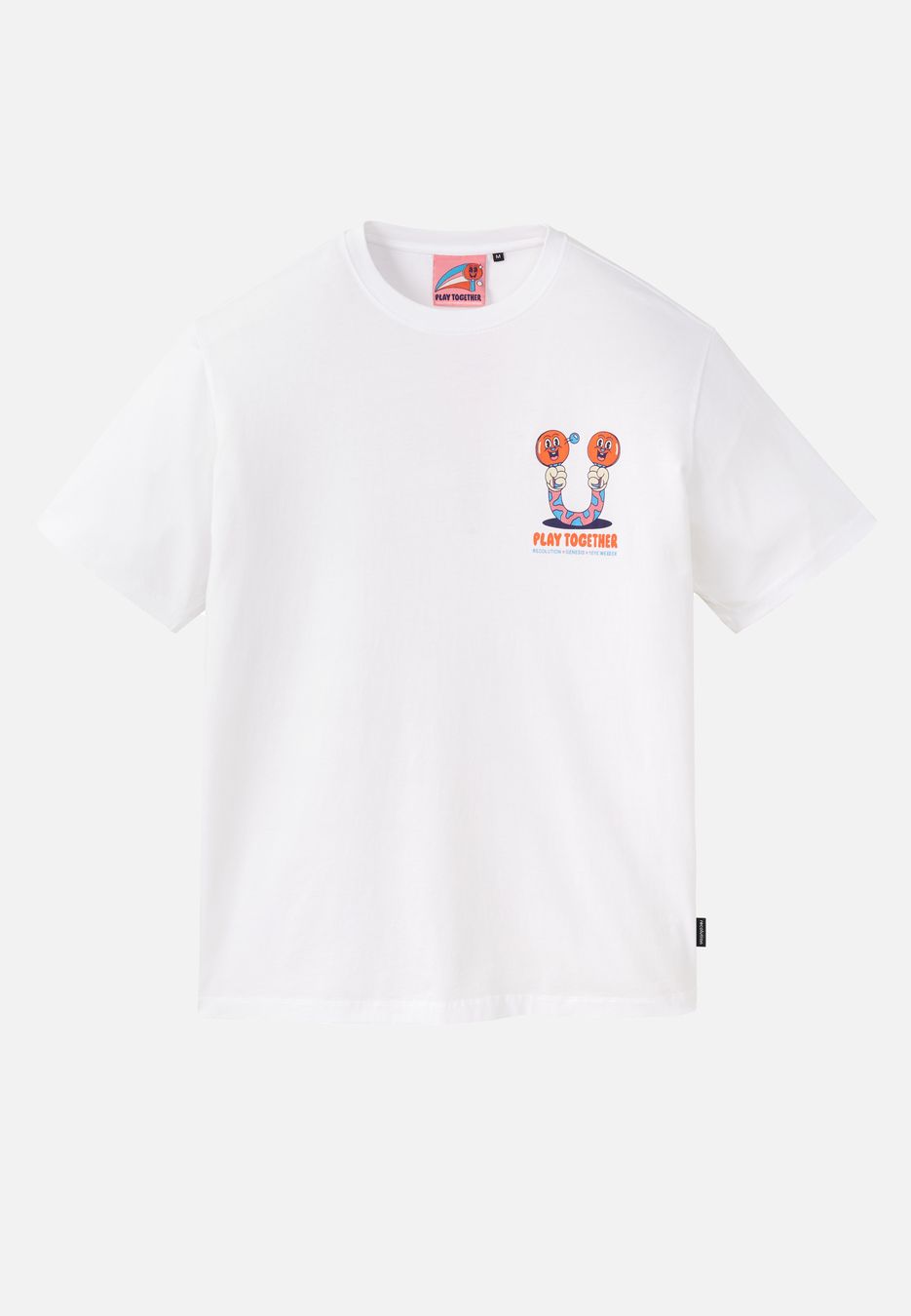 T-Shirt Aposeris Play Together white von recolution