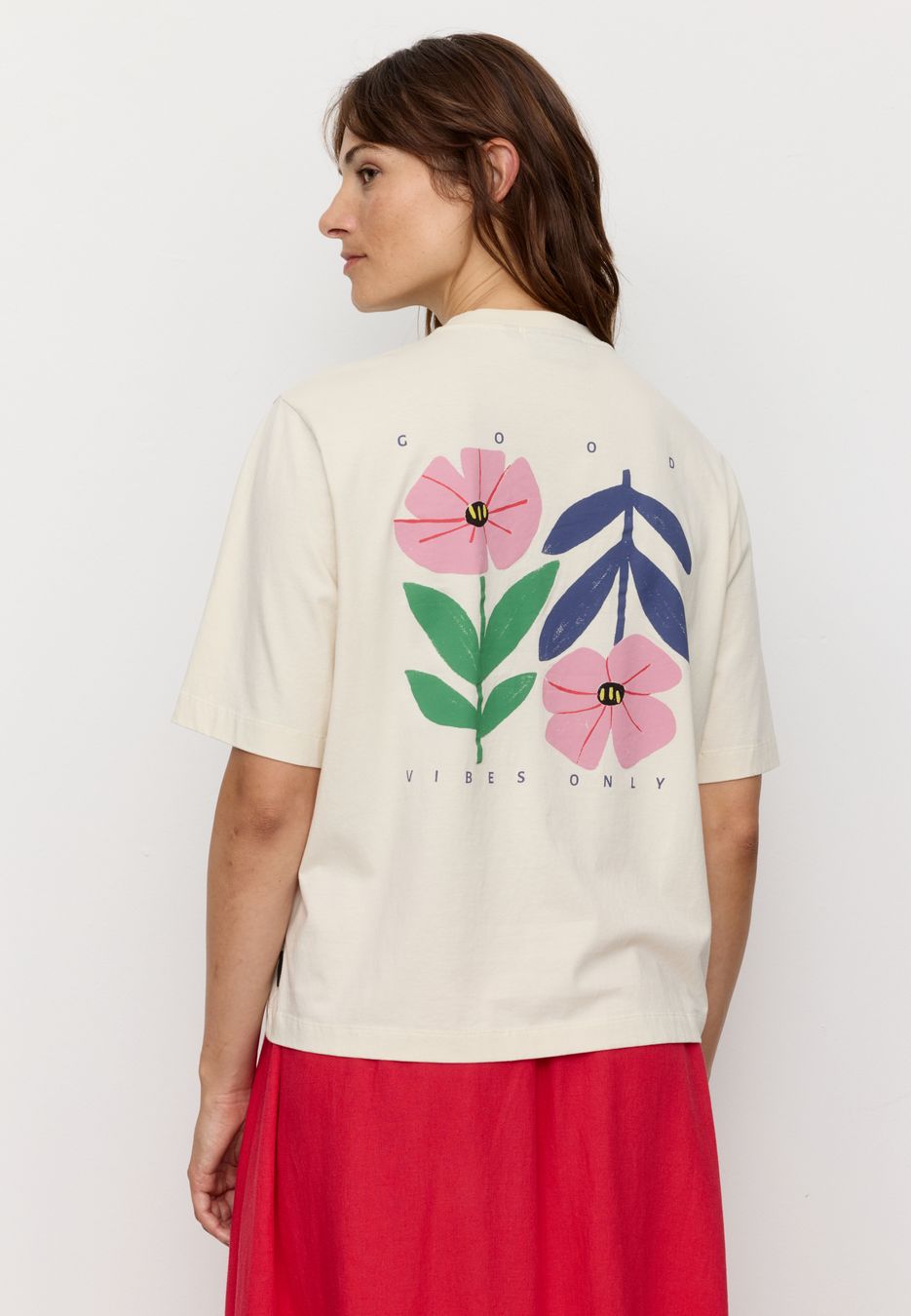 T-Shirt Azolla Good Vibes arctic white von recolution T-Shirt Azolla Good Vibes arctic white von recolution