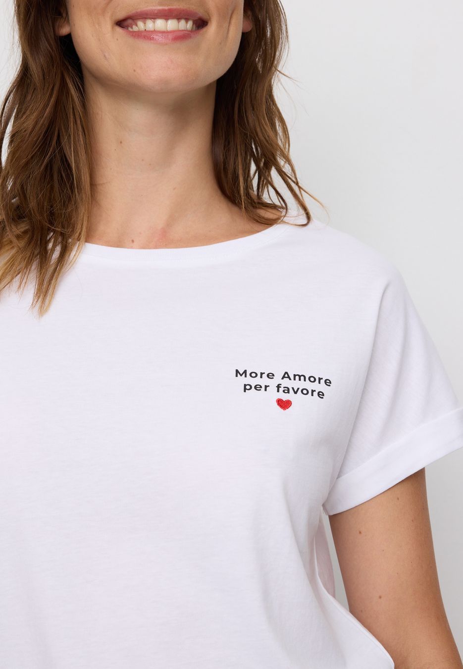 T-Shirt Cayenne More Amore white von recolution