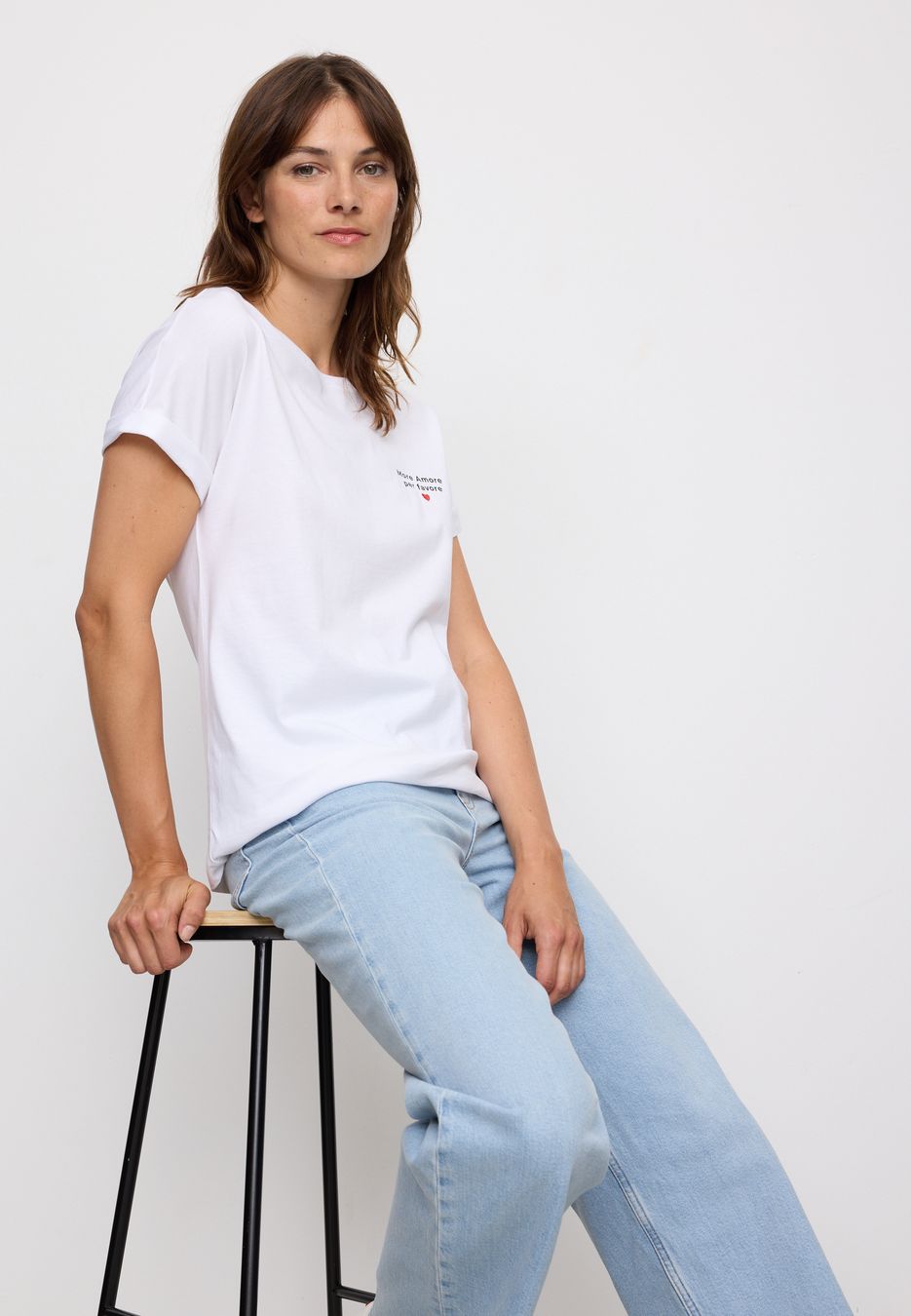 T-Shirt Cayenne More Amore white von recolution