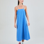 Kleid Checks Strappy Straight blue von Brava Fabrics
