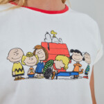 T-Shirt Peanuts Retro Friends Scoop ecru von Brava Fabrics