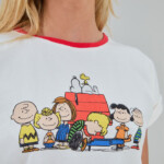 T-Shirt Peanuts Retro Friends Scoop ecru von Brava Fabrics
