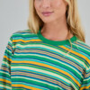 T-Shirt Stripes Boxy yellow von Brava Fabrics