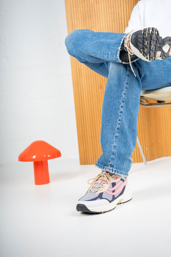 Sneaker G-Eco`99 Embo grey/navy/pink von Genesis Footwear