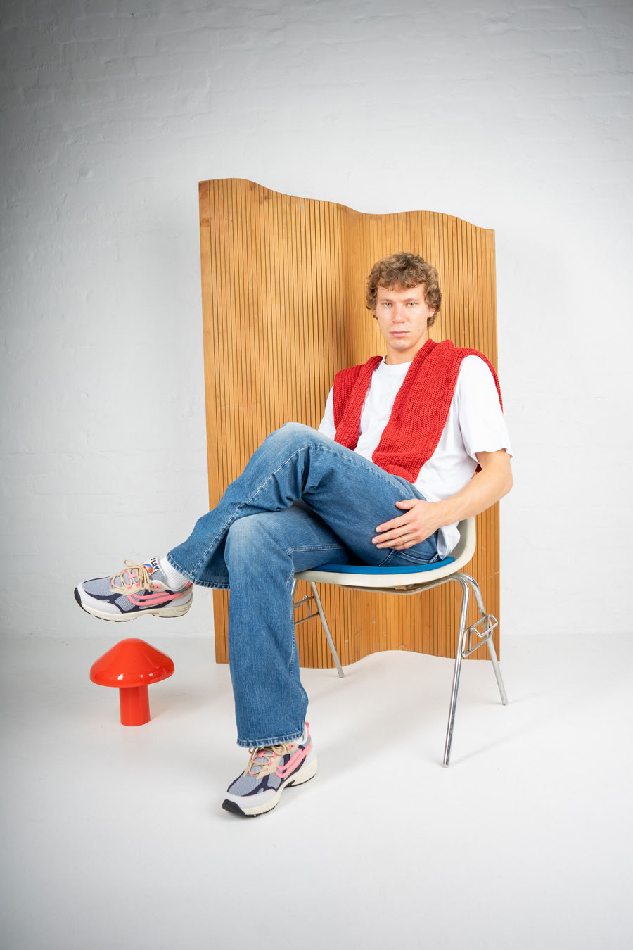 Sneaker G-Eco`99 Embo grey/navy/pink von Genesis Footwear