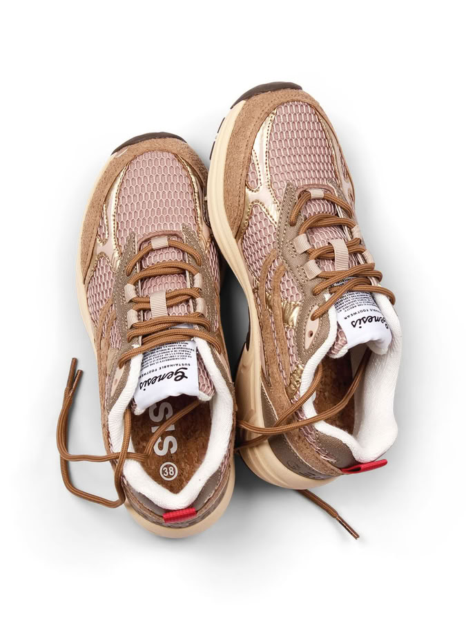 Sneaker G-Eco`99 Embo tan/gold von Genesis Footwear