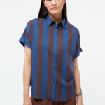Bluse GBSarah blazing blue / chocolate brown von Givn Berlin