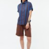 Bluse GBSarah blazing blue / chocolate brown von Givn Berlin