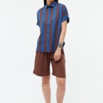 Bluse GBSarah blazing blue / chocolate brown von Givn Berlin