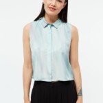 Bluse GBXenia graphite green / english violet von Givn Berlin