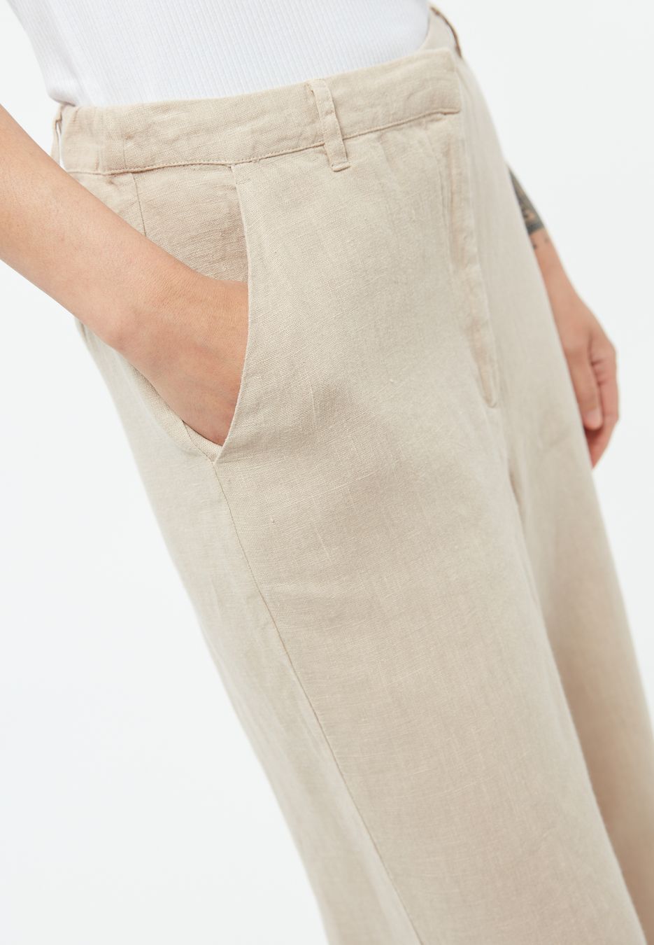 Hose GBBeatrice oat beige von Givn Berlin