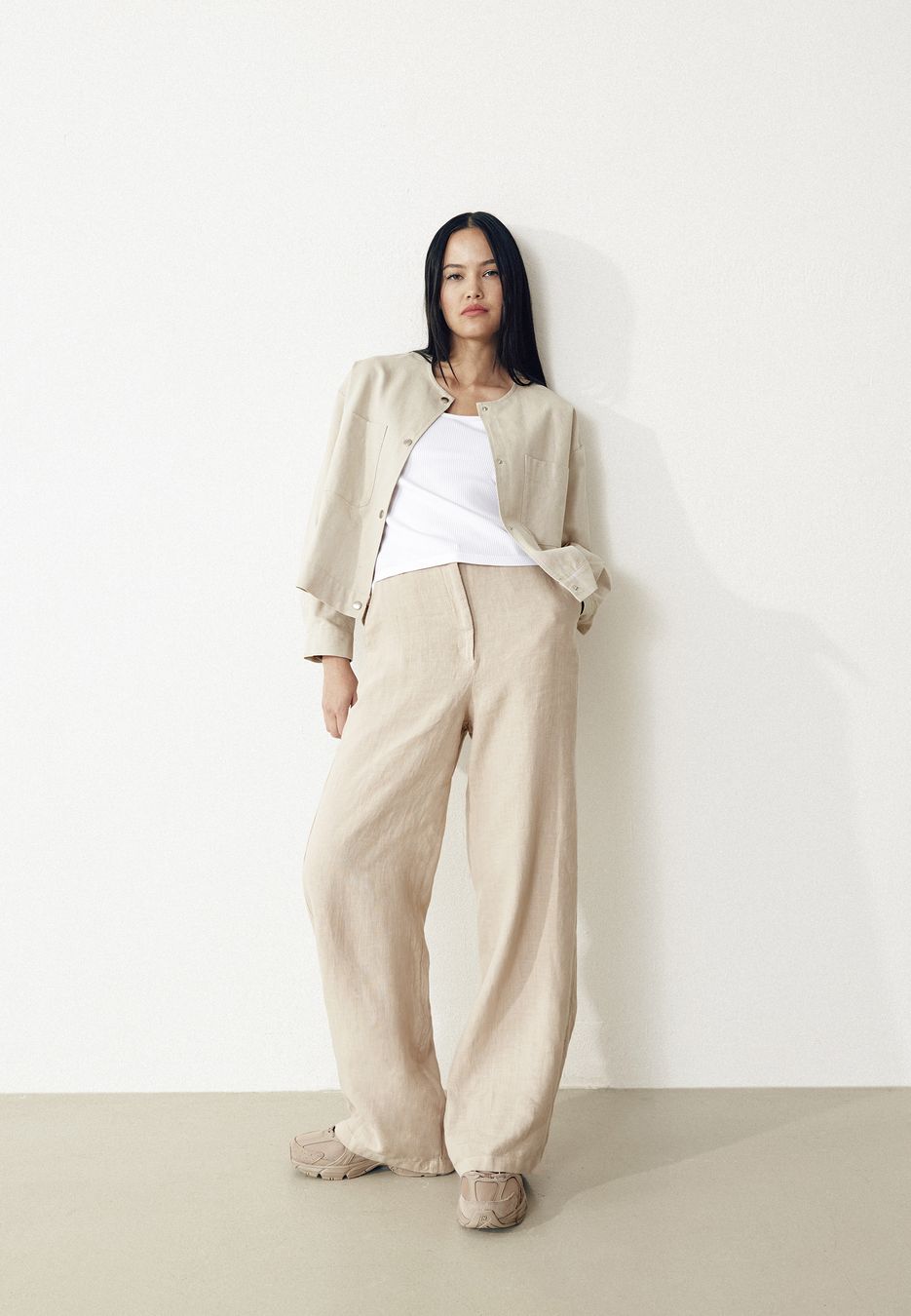 Hose GBBeatrice oat beige von Givn Berlin