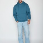Hoodie Joy Basic tidal blue von Greenbomb