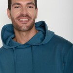Hoodie Joy Basic tidal blue von Greenbomb