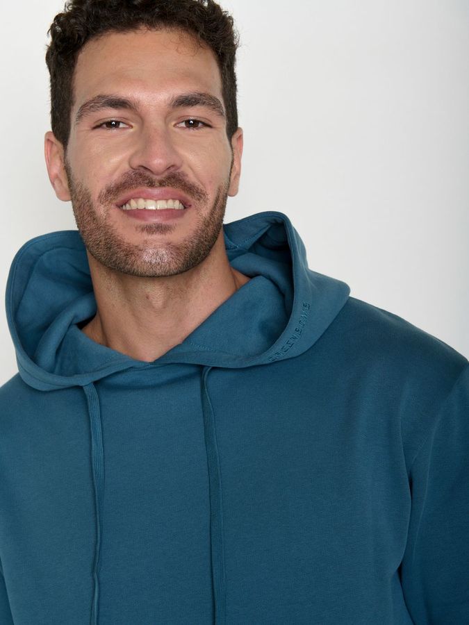 Hoodie Joy Basic tidal blue von Greenbomb
