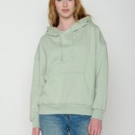 Hoodie Mello Les Fleurs muted mint von Greenbomb