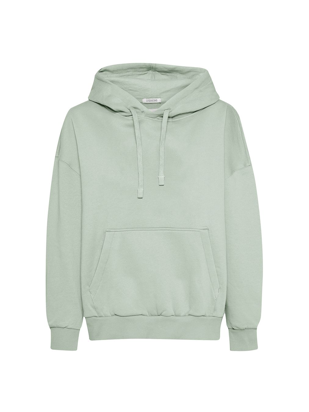 Hoodie Mello Les Fleurs muted mint von Greenbomb