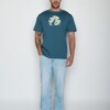T-Shirt Fusion Nature Clouds Ride tidal blue von Greenbomb