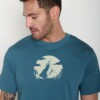 T-Shirt Fusion Nature Clouds Ride tidal blue von Greenbomb
