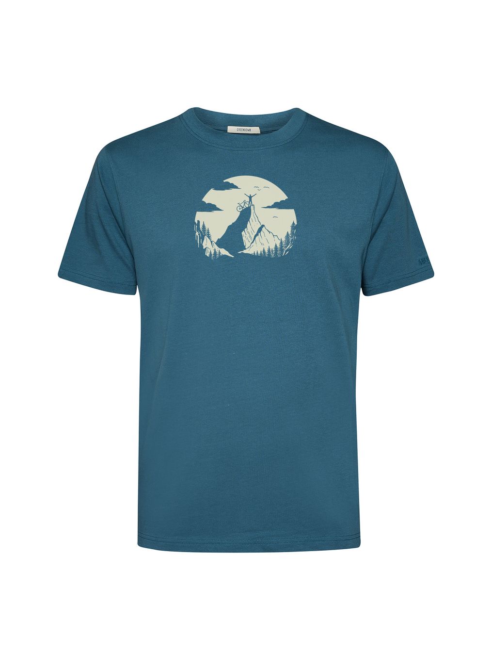 T-Shirt Fusion Nature Clouds Ride tidal blue von Greenbomb