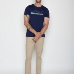 T-Shirt Guide Mountain Soul navy von Greenbomb