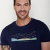 T-Shirt Guide Mountain Soul navy von Greenbomb