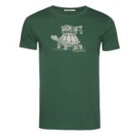 T-Shirt Guide Turtle Walk bottle green von Greenbomb